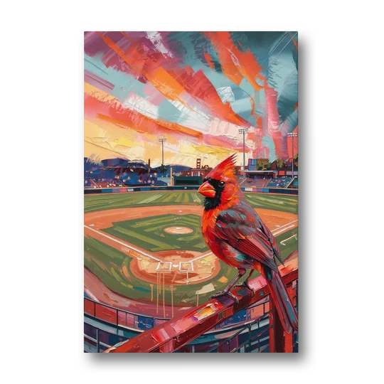 Springfield Cardinals Tribute - Canvas Wall Art - Front