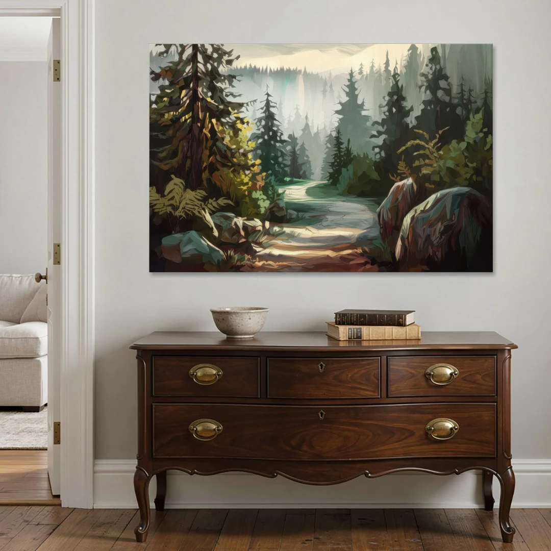 Tacoma Pacific Northwest Beauty - Canvas Wall Art - Coffee Table - 60x40