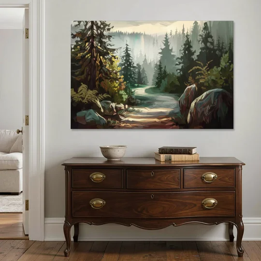 Tacoma Pacific Northwest Beauty - Canvas Wall Art - Coffee Table - 60x40
