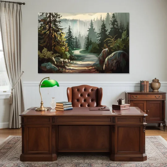 Tacoma Pacific Northwest Beauty - Canvas Wall Art - Office - 60x40