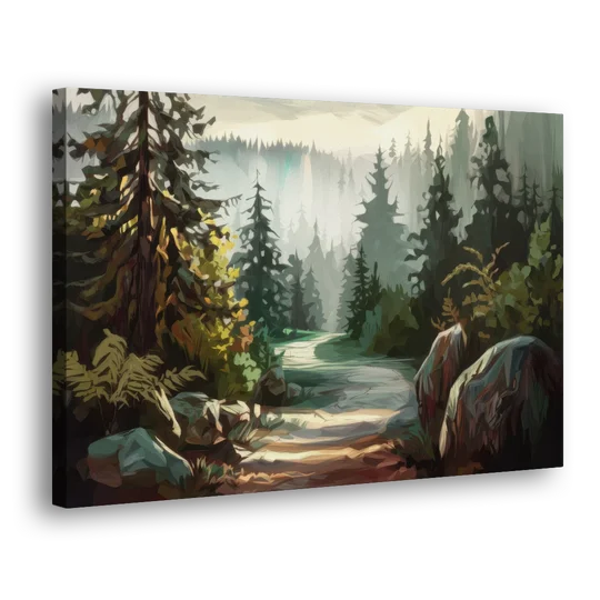Tacoma Pacific Northwest Beauty - Canvas Wall Art - Side