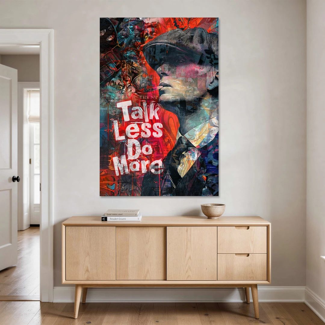 Talk Less Do More - Canvas Wall Art - Coffee Table - 40x60