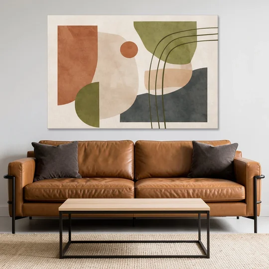 The Modern Composition - Canvas Wall Art - Sofa - 60x40
