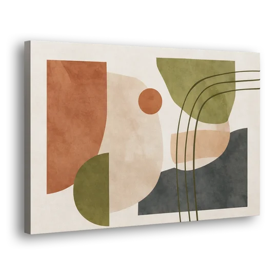 The Modern Composition - Canvas Wall Art - Side