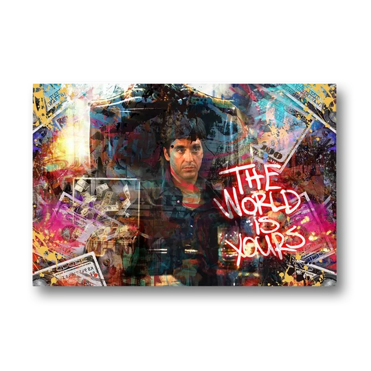 The World is Yours - Canvas Wall Art - Front