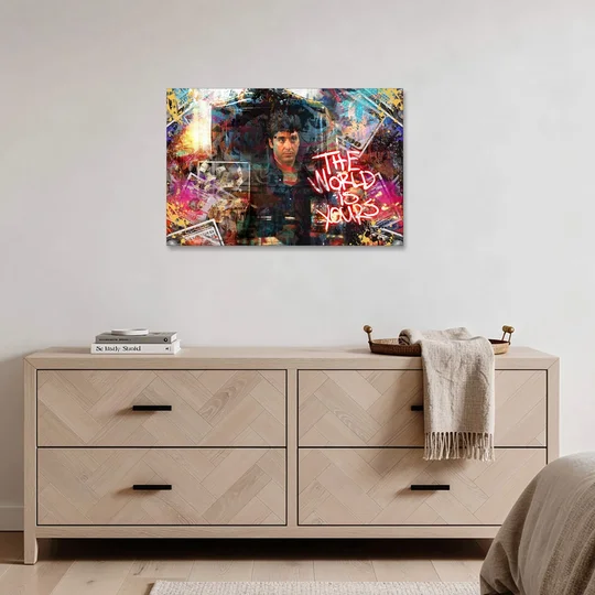 The World is Yours - Canvas Wall Art - Coffee Table - 36x24