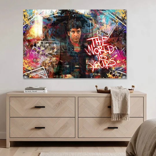 The World is Yours - Canvas Wall Art - Coffee Table - 60x40