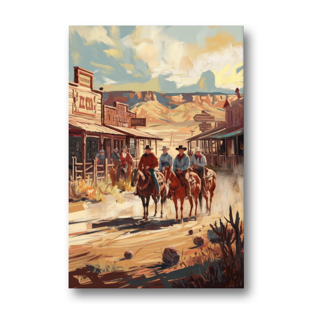 Tombstone Arizona Frontier - Canvas Wall Art - Front