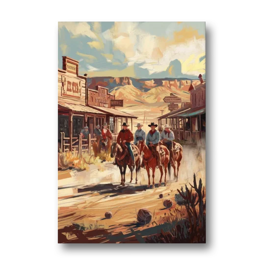 Tombstone Arizona Frontier - Canvas Wall Art - Front