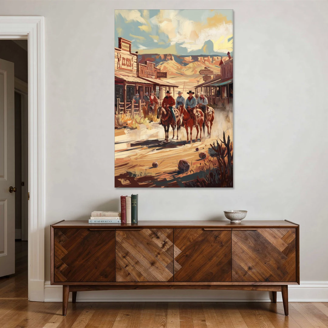 Tombstone Arizona Frontier - Canvas Wall Art - Coffee Table - 40x60
