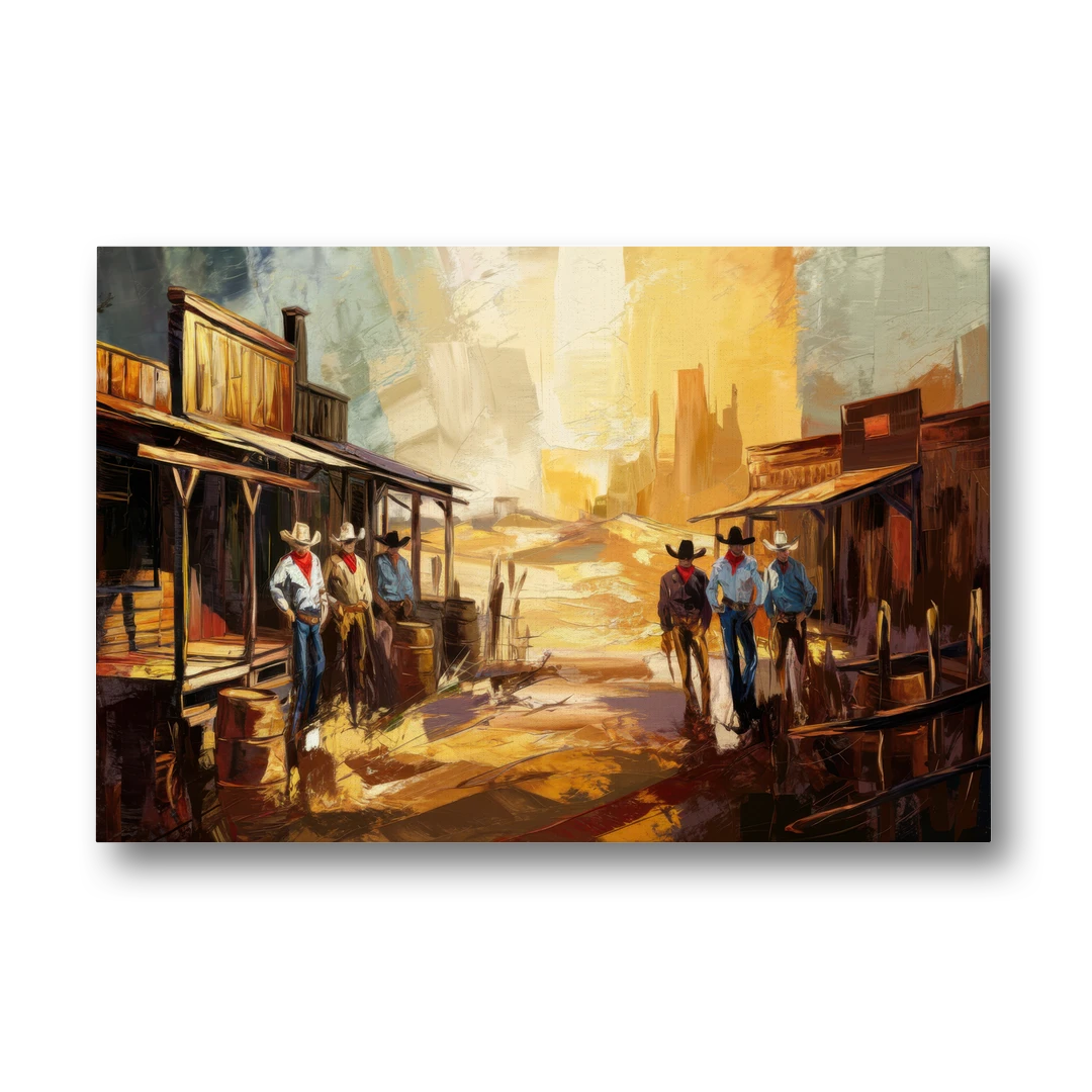 Tombstone Historic Landmarks - Canvas Wall Art - Front