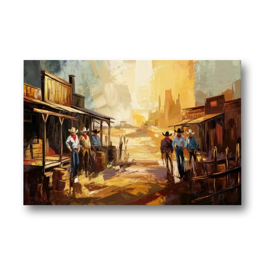 Tombstone Historic Landmarks - Canvas Wall Art - Front