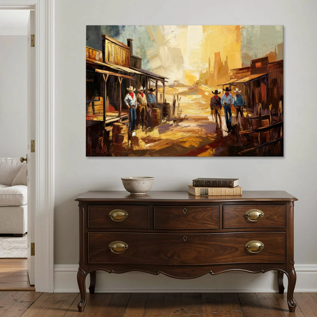 Tombstone Historic Landmarks - Canvas Wall Art - Coffee Table - 60x40