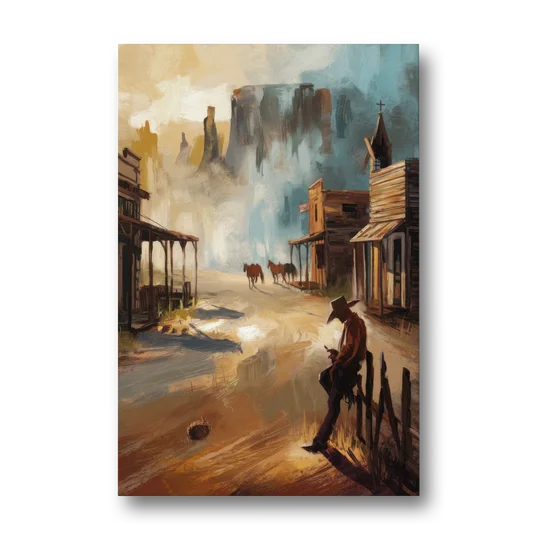 Tombstone Western Heritage - Canvas Wall Art - Front