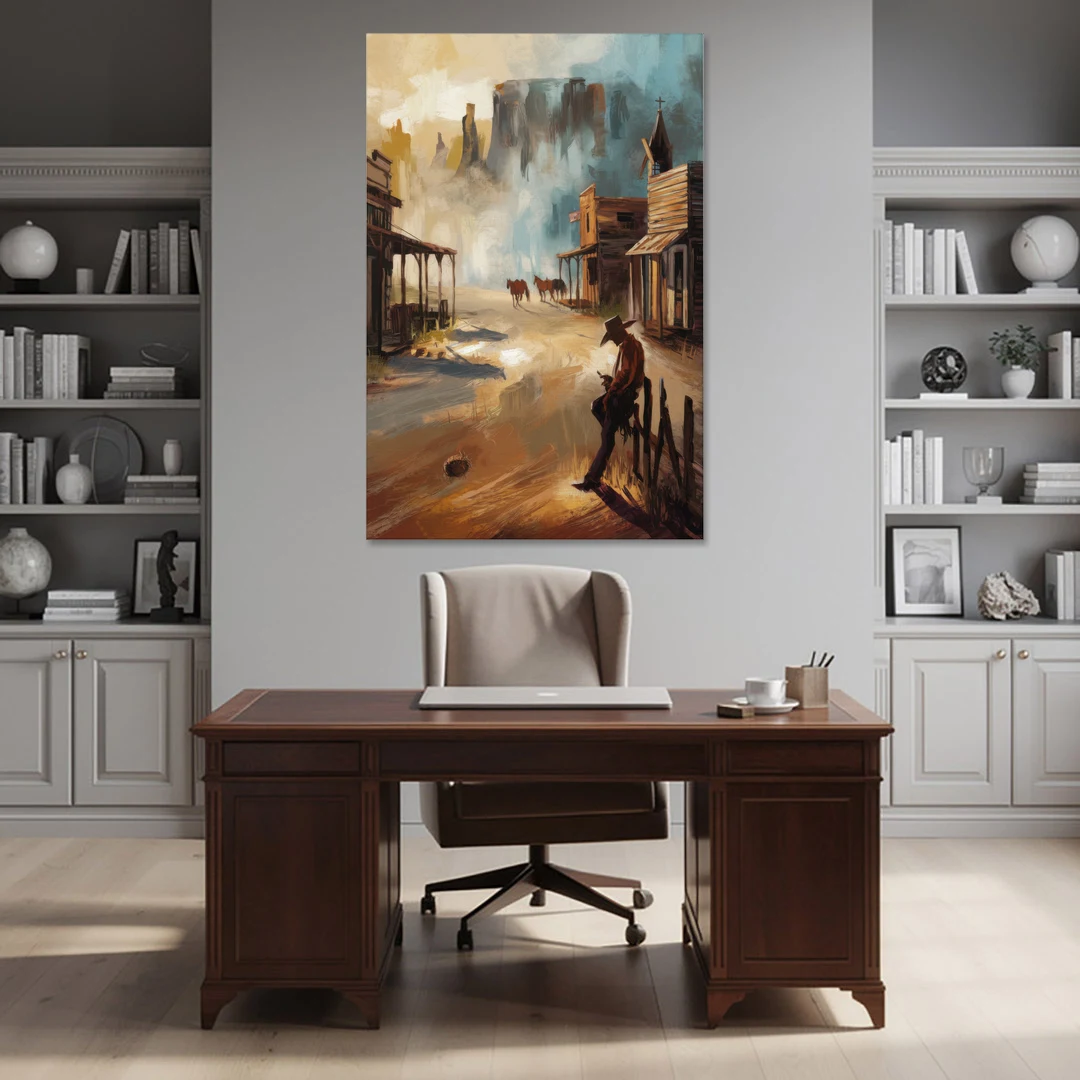 Tombstone Western Heritage - Canvas Wall Art - Office - 40x60