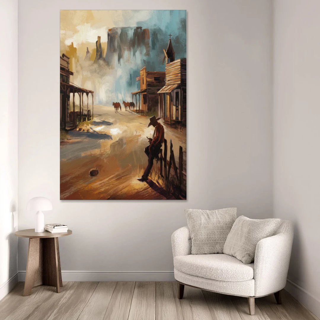 Tombstone Western Heritage - Canvas Wall Art - Sofa - 40x60