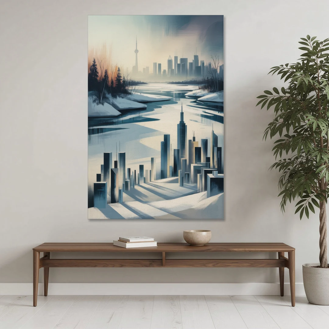 Toronto Winter Wonderland - Canvas Wall Art - Coffee Table - 40x60