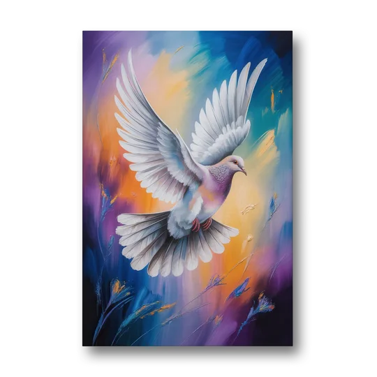 Tranquil Dove Peace - Canvas Wall Art - Front