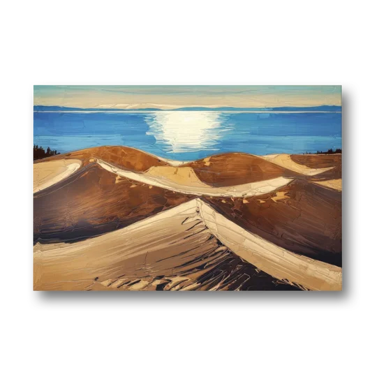 Traverse City Sleeping Bear Dunes - Canvas Wall Art - Front