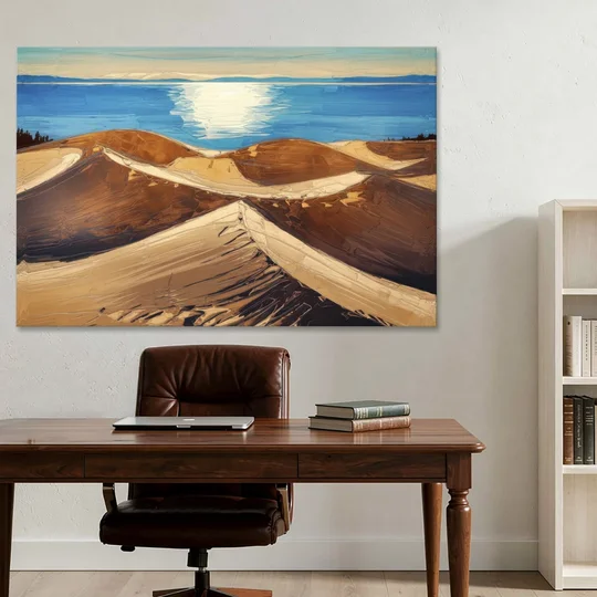 Traverse City Sleeping Bear Dunes - Canvas Wall Art - Office - 60x40