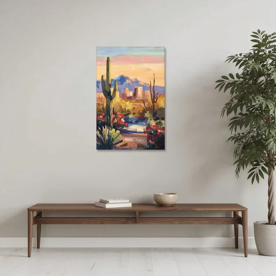 Tucson Arizona Pride - Canvas Wall Art - Coffee Table - 24x36