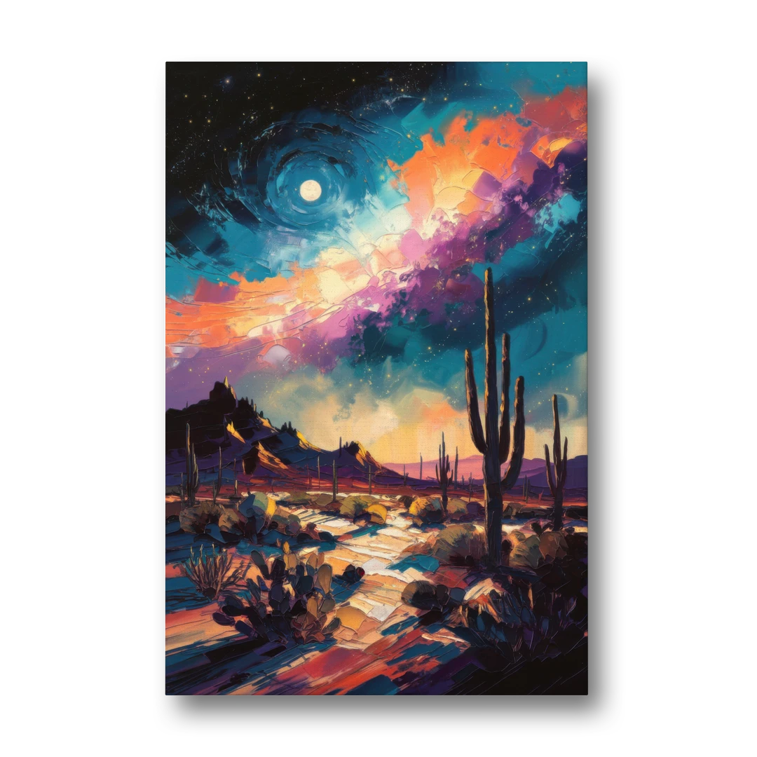 Tucson Night Sky - Canvas Wall Art - Front