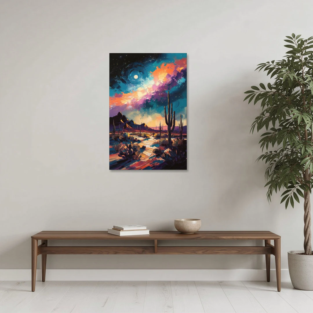 Tucson Night Sky - Canvas Wall Art - Coffee Table - 24x36