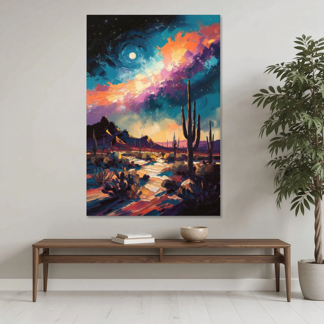 Tucson Night Sky - Canvas Wall Art - Coffee Table - 40x60