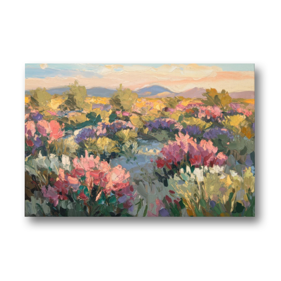 Tucson Wildflower Fields - Canvas Wall Art - Front