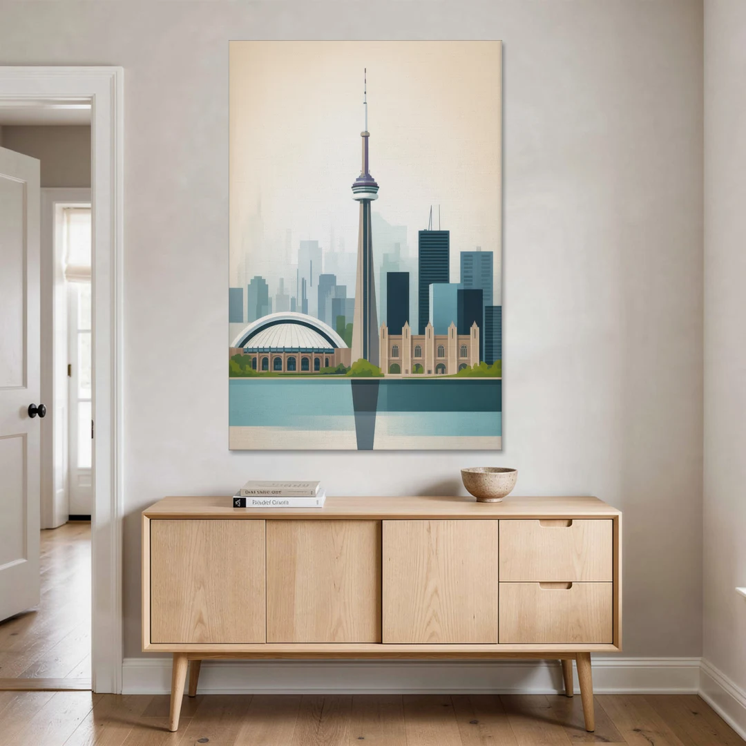 University of Toronto Campus - Canvas Wall Art - Coffee Table - 40x60