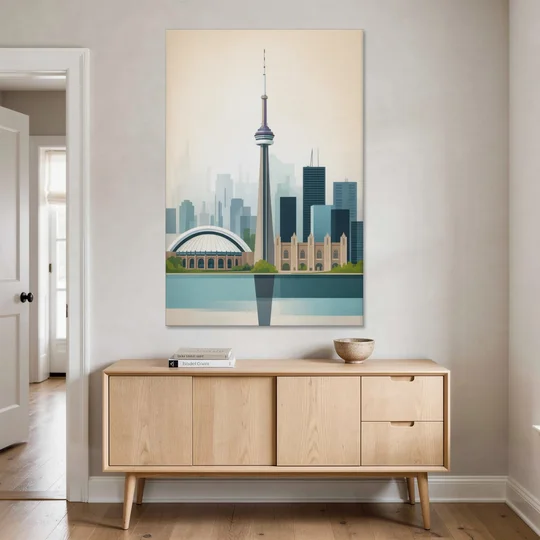 University of Toronto Campus - Canvas Wall Art - Coffee Table - 40x60