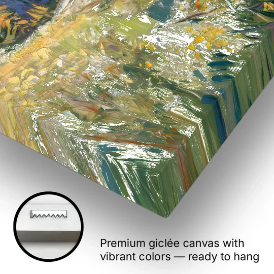 Vail Rocky Mountain View - Canvas Wall Art - Gallery Wrap Corner
