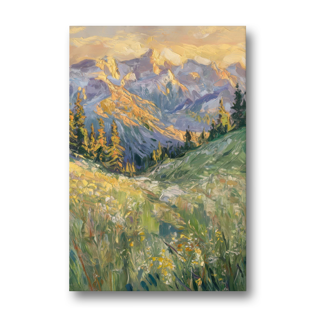 Vail Rocky Mountain View - Canvas Wall Art - Front