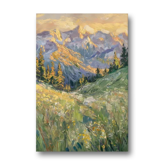 Vail Rocky Mountain View - Canvas Wall Art - Front