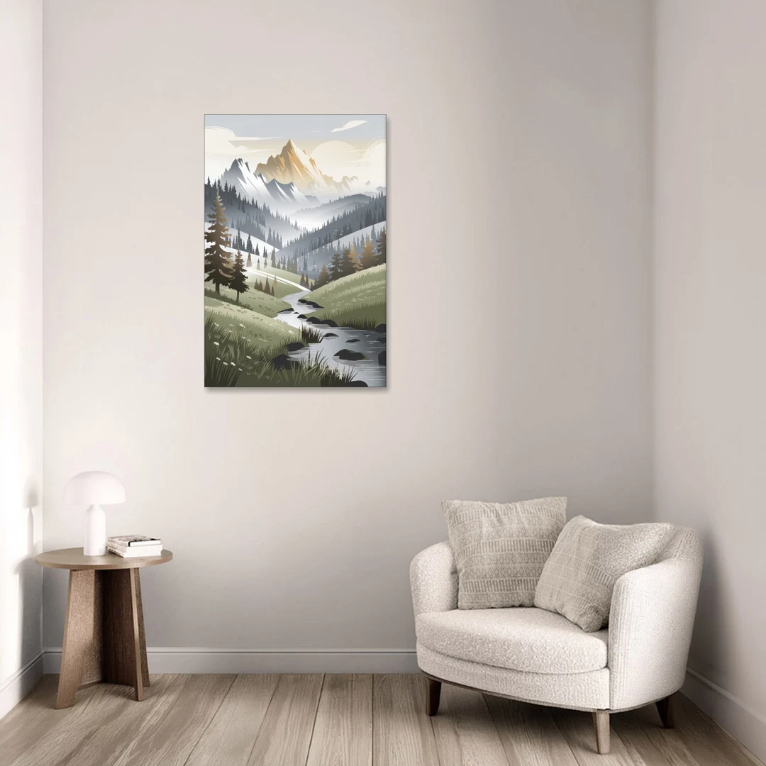 Vail Scenic Landscape - Canvas Wall Art - Sofa - 24x36