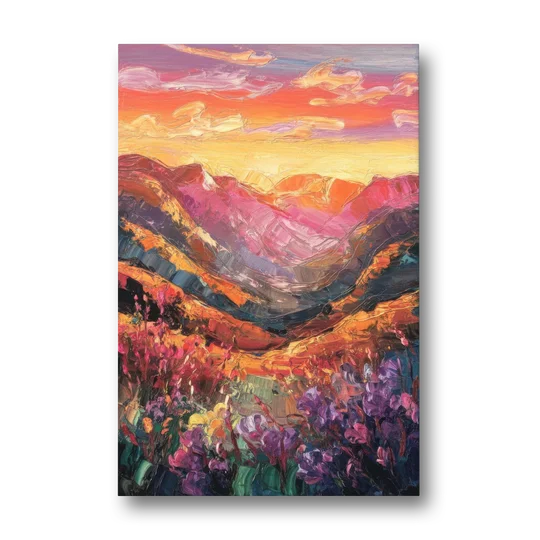 Vail Sunset Glow - Canvas Wall Art - Front