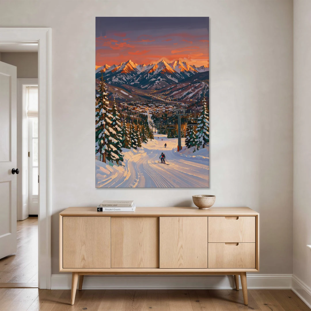 Vail Winter Wonderland - Canvas Wall Art - Coffee Table - 40x60