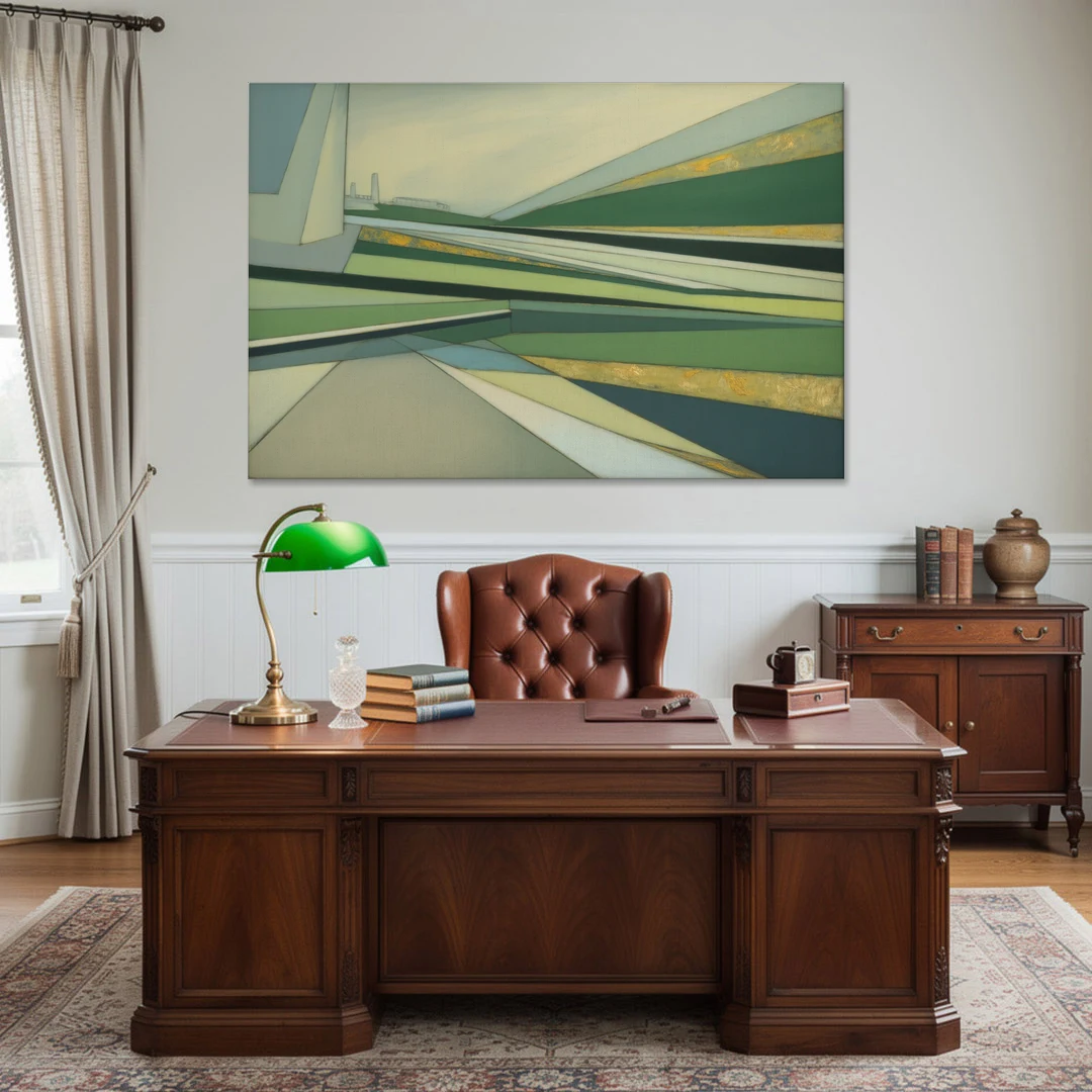 Vake Park Serenity - Canvas Wall Art - Office - 60x40