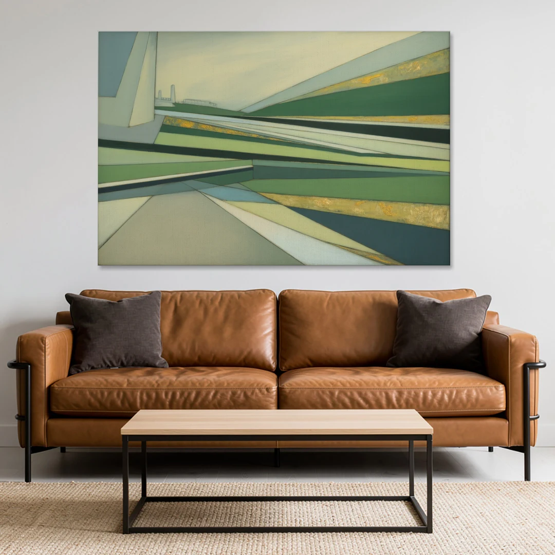 Vake Park Serenity - Canvas Wall Art - Sofa - 60x40