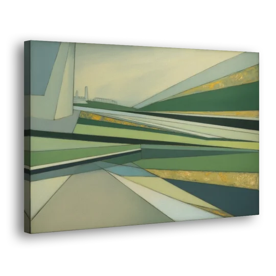 Vake Park Serenity - Canvas Wall Art - Side