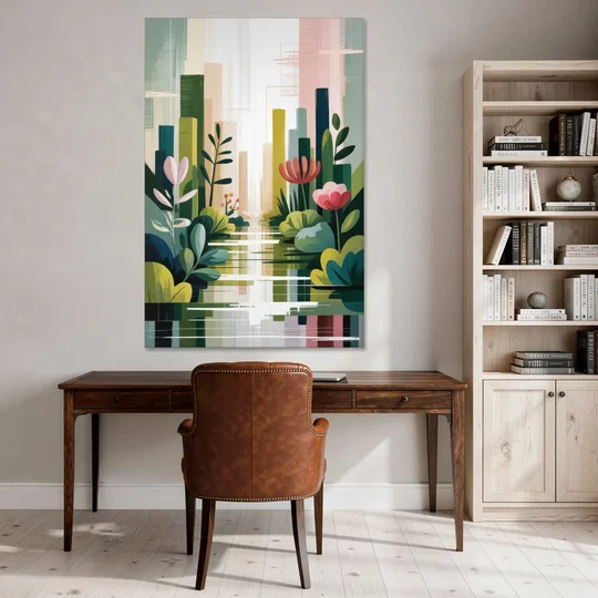 VanDusen Botanical Garden - Canvas Wall Art - Office - 40x60