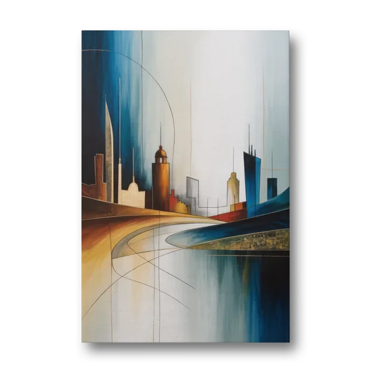 Vilnius Skyline - Canvas Wall Art - Front