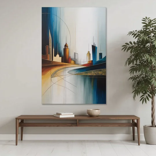 Vilnius Skyline - Canvas Wall Art - Coffee Table - 40x60
