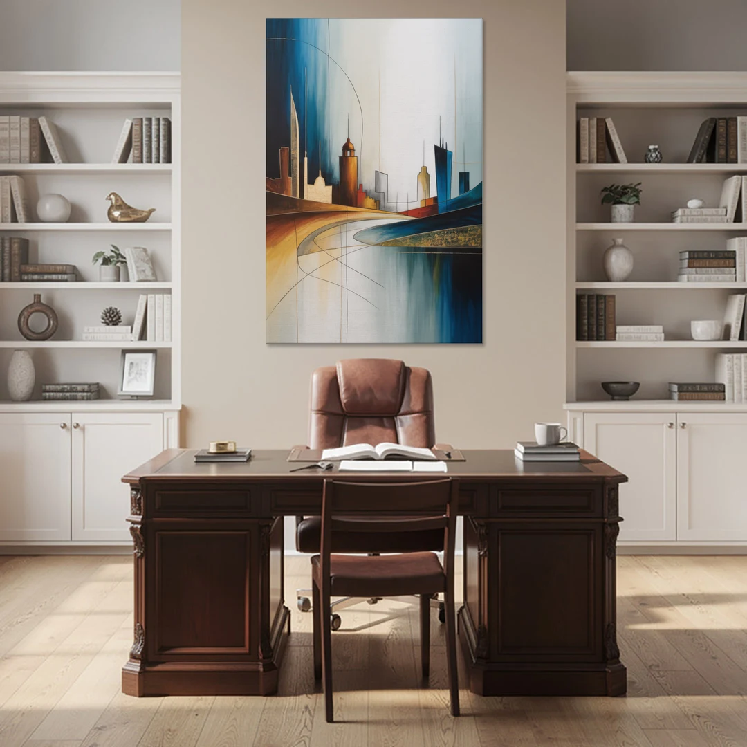 Vilnius Skyline - Canvas Wall Art - Office - 40x60