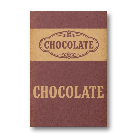 Vintage Chocolate Bar - Canvas Wall Art - Front