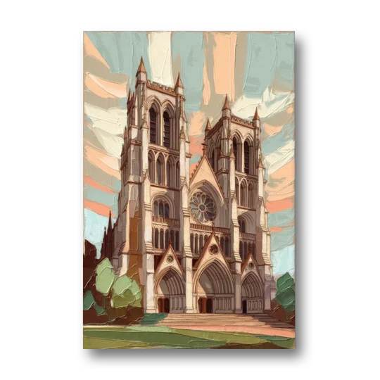 Washington National Cathedral - Canvas Wall Art - Front
