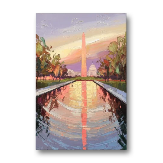 Washington National Mall - Canvas Wall Art - Front