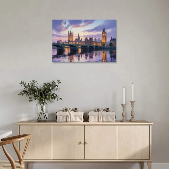 Westminster Glow - Canvas Wall Art - Coffee Table - 36x24