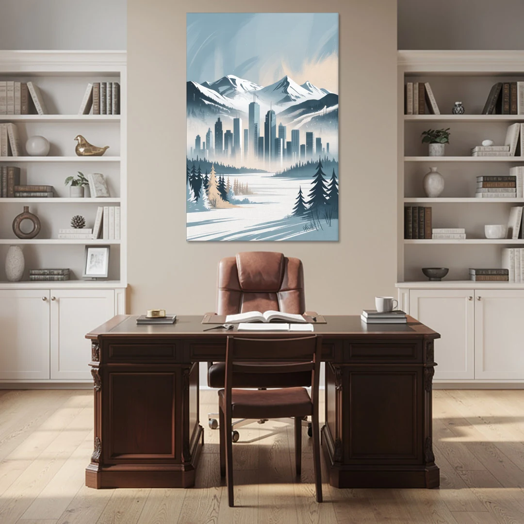 Whistler Winter Wonderland - Canvas Wall Art - Office - 40x60