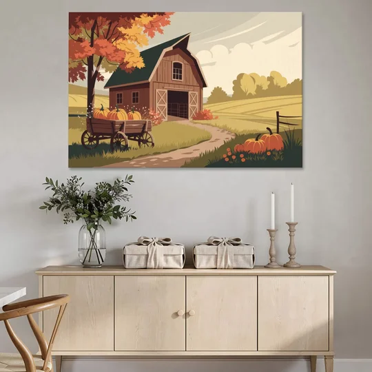 Wichita Rustic Charm - Canvas Wall Art - Coffee Table - 60x40